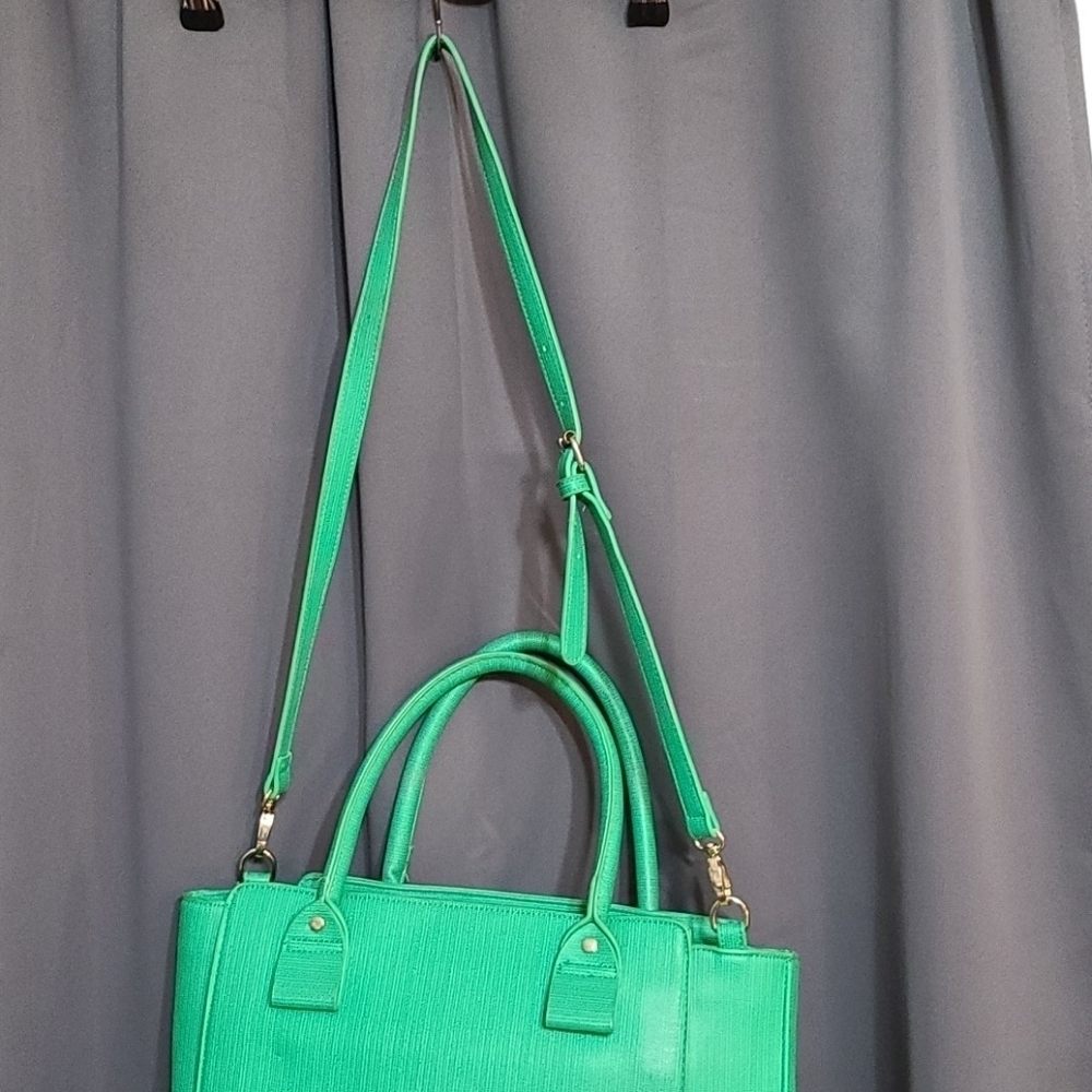 Just Fab oversized purse‎ w/handles & long straps - Picture 4 of 10
